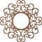 Ekena Millwork Reims Wood Fretwork Pierced Ceiling Medallion, Walnut, 18"OD x 6 7/8"ID x 1/4"T CMWP18X18X0250REWA - alternate 3